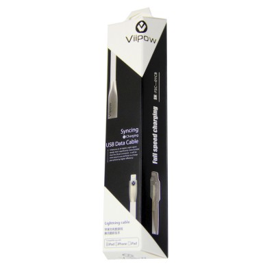 Кабель Lightning 2A (1m) Viipow SC01CB White