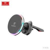 Автотримач магнітний на повітропровід з бездротовою зарядкою 15W Earldom ET-WC46 Автотримач магнітний на повітропровід з бездротовою зарядкою 15W Earldom ET-WC46