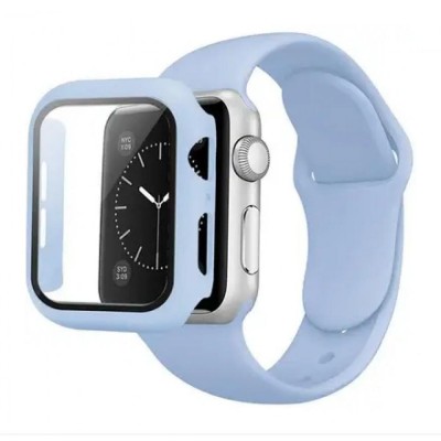 Ремінець Silicon & Glass — Apple Watch 42 mm — Ice Blue Ремінець Silicon & Glass — Apple Watch 42 mm — Ice Blue