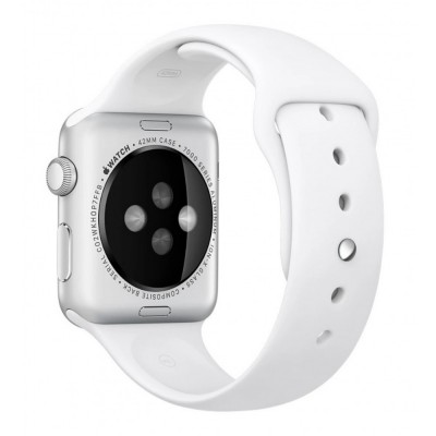 Ремінець Sport Band Apple Watch 38 mm 40 mm 41 mm — White (9) Ремінець Sport Band Apple Watch 38 mm 40 mm 41 mm — White (9)