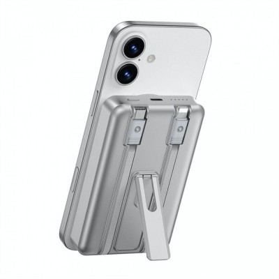 Power Bank 10000 mAh | 22.5W — WiWU Wi-P056  — Silver