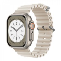 Ремінець Ocean Band Design — Apple Watch 42 mm | 44 mm | 45 mm | 49 mm — Stone