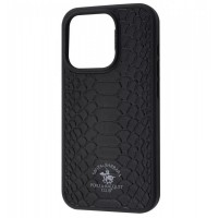 Polo Knight Leather Case — iPhone 15 Pro Max — Black