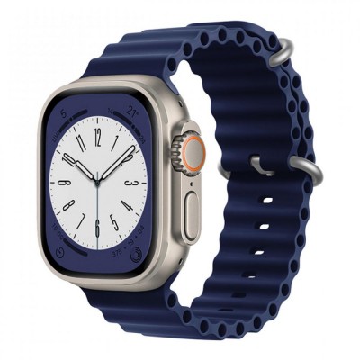 Ремінець Ocean Band Design Apple Watch 42 mm 44 mm 45 mm 49 mm — Deep Navy