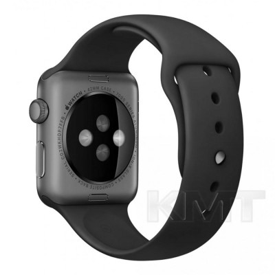 Ремінець Sport Band Apple Watch 42 mm 44 mm 45 mm 49 mm — Black (18)