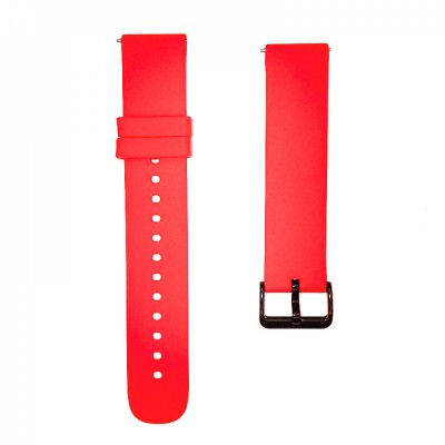 Ремінець Silicon Original Універсальний 20 mm — Red