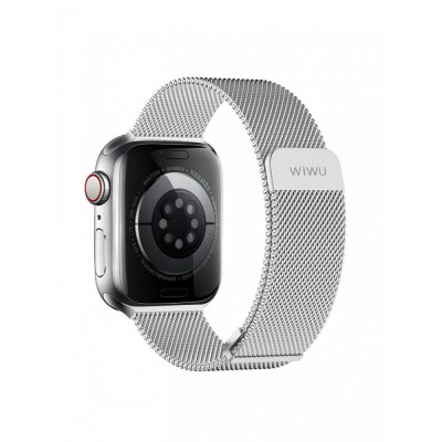 Ремінець Wiwu Wi-WB005  Apple Watch 42 44 45 49 mm — Silver