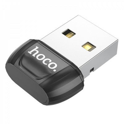 Bluetooth Adapter USB 5.0 Hoco UA18 — Black Bluetooth Adapter USB 5.0 Hoco UA18 — Black
