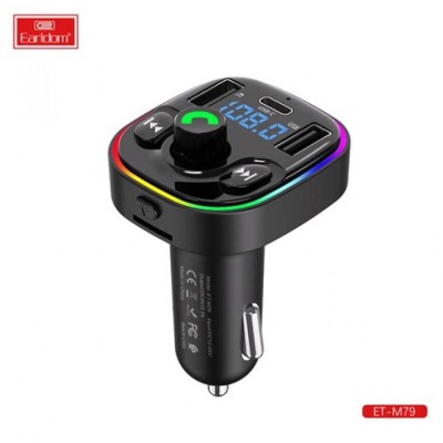 Fm Modulator MP3 | Car Charger | 3.1A | 2U | 1C — Earldom ET-M79