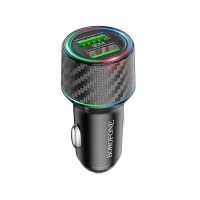 Car Charger 36W 2 QC3.0 Borofone BZ21A — Black Car Charger 36W 2 QC3.0 Borofone BZ21A — Black
