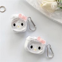 Airpods Case — Clear — Hello Kitty