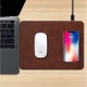 Коврик для мышки — Wireless Charger Mouse Pad Black Brown