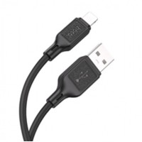 Кабель Lightning 2.4A (1m) Hoco X90 Cool silicone — Black