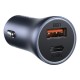 Car Charger 65W 1U2C— Baseus (CGJP0100) Golden Contactor Pro Triple Fast Charger Car Charger — CGJP010003 Blue