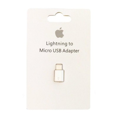 Lightning To Micro Adapter — Apple — White