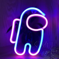 Ночной светильник — Neon Amazing — Among Us Blue