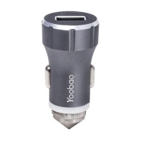 Car Charger | 2.4A | 1U — Yoobao YB207 Silver