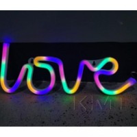 Ночной светильник — Neon Sign — Love / Heart Colorful Ночной светильник — Neon Sign — Love / Heart Colorful