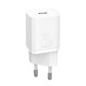 Home Charger 20W 1C C to Lightning Cable (1m) Baseus (TZCCSUP-B) Super Si Quick Charger — TZCCSUP-B01 Black