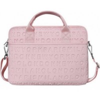 Сумка 13.3'' (14.2'') — WiWU Vogue Laptop Slim Bag  (with strap) — Pink