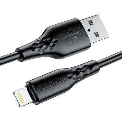 Кабель Borofone BX48 Lightning  — Black