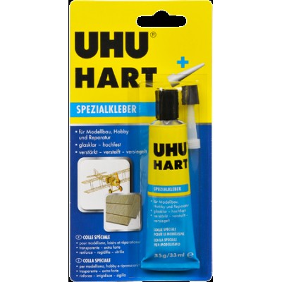 Клей для жестких пластиков UHU Hart 35г