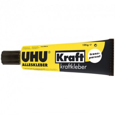 Универсальный контактный клей для сверхпрочного склеивания UHU Kraft Transparent 125г