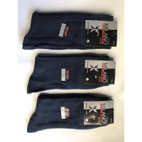 Носки MILANO ликра хлопок мужские 39-41 . Цвет: синий Турция