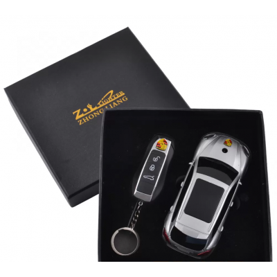 Подарочный набор 2в1 Сувенирная зажигалка + зажигалка-брелок Porsche Cayenne №4426-3