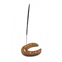 Подставка под благовония  'Подкова' розовое дерево (9х8х1 см)