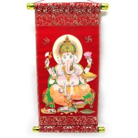Панно красное Ганеша (40x20) Панно красное Ганеша (40x20)