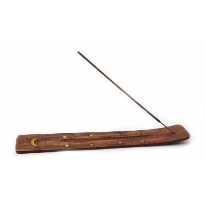 Подставка под благовония Месяц розовое дерево (26х3,8 см)