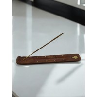 Подставка под благовония Лист розовое дерево (26х3,8 см)