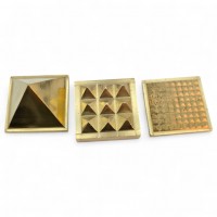 Пирамида энергетическая бронзовая (5х5х5 см)