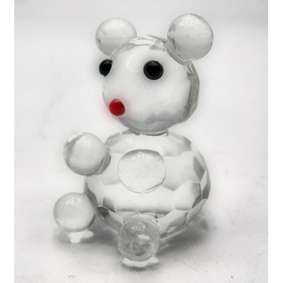 Медведь хрустальный (6х4х4 см) код 18196