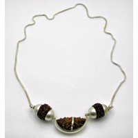 Кулон с цепочкой Рудракша