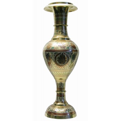 Ваза бронзовая цветная (51х15х15 см) Ваза бронзовая цветная (51х15х15 см)