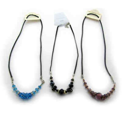 Ожерелье хрустальное