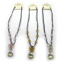 Ожерелье хрустальное