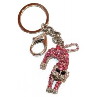 Брелок со стразами Кошка