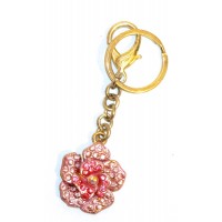 Брелок со стразами Цветок розы Брелок со стразами Цветок розы