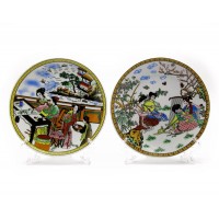 Тарелка на подставке Девушки (d-15 см)