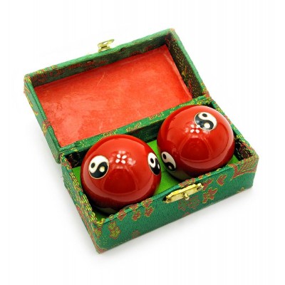 Шары массажные музыкальные Инь Янь (d-4,7 см)