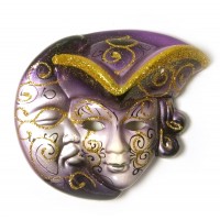 Маска керамическая Венецианская ночь (10 см)(6 шт/уп) Маска керамическая Венецианская ночь (10 см)(6 шт/уп)