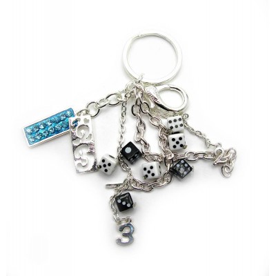 Брелок со стразами "Игральные кости" (SS10471)) код 18927