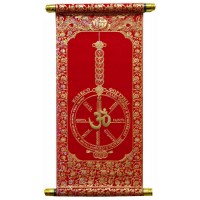 Панно красное Колесо фортуны (40х20 см) Панно красное Колесо фортуны (40х20 см)