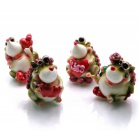 Фигурка Ёжик с сердечком (4 шт/уп)(7х6,5х5 см)