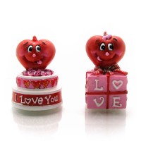 Фигурка Сердечко на торте (8 шт/уп)(5х4х4 см)