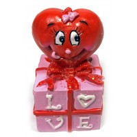Фигурка Сердечко на торте(5х4х4 см)A