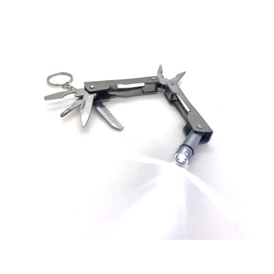 Нож-плоскогубцы с набором инструментов с фонариком (9 в 1) (7 см) Нож-плоскогубцы с набором инструментов (9 в 1) (T4-006)(7 см) Код: 19114